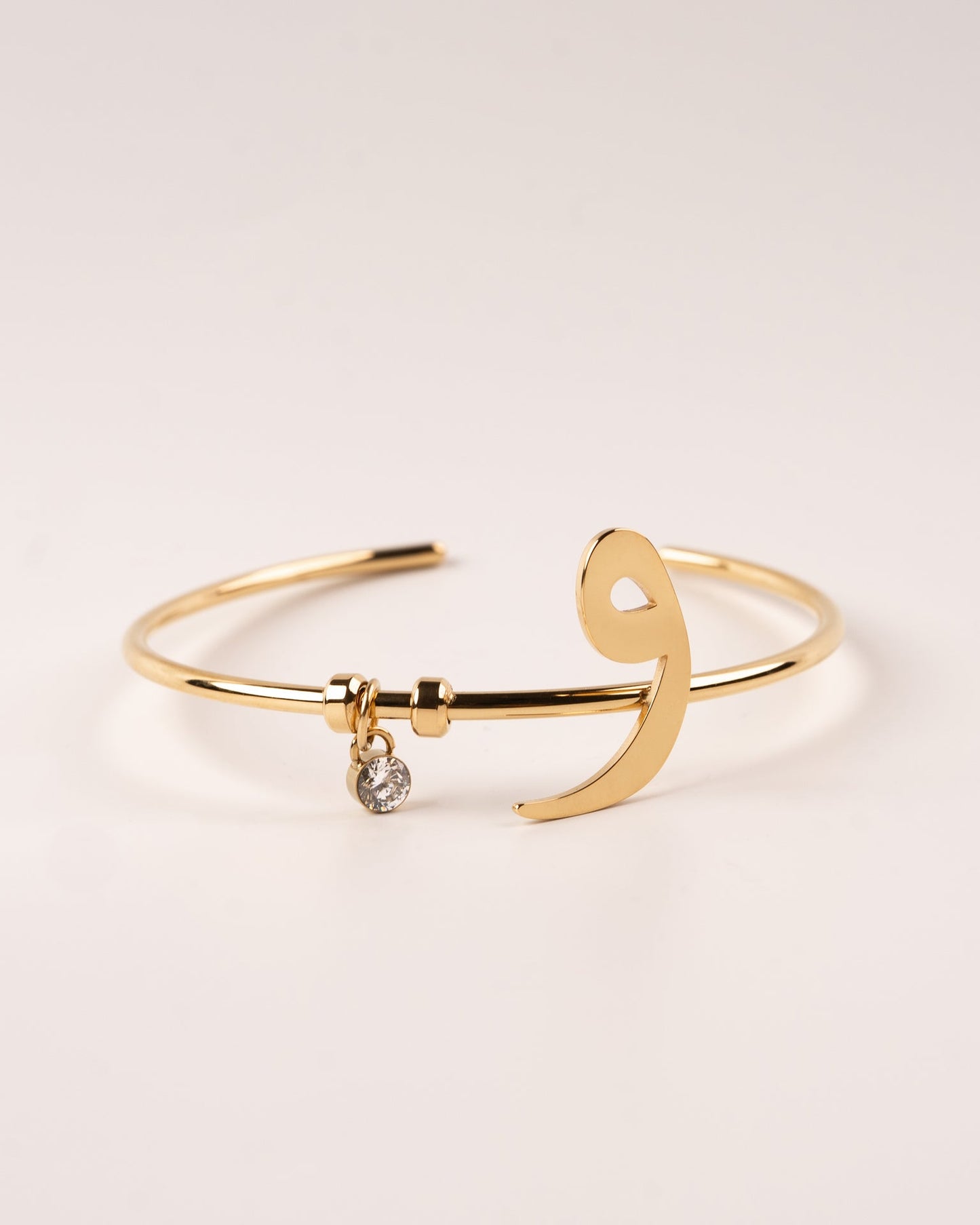 Arabic Initial Bracelet و