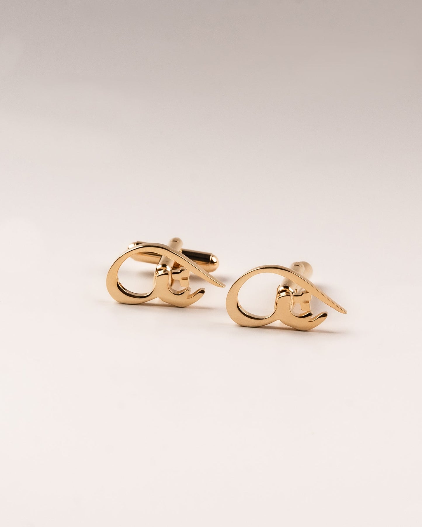Calligraphed Arabic Letter Cufflinks